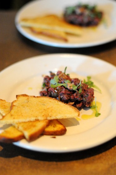 Chris Cosentino_Venison Tartare_Photo Chef Chris Cosentino's Veniosn Tartare.