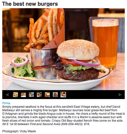 photo2 best burgers in new york city prima strada restaurant