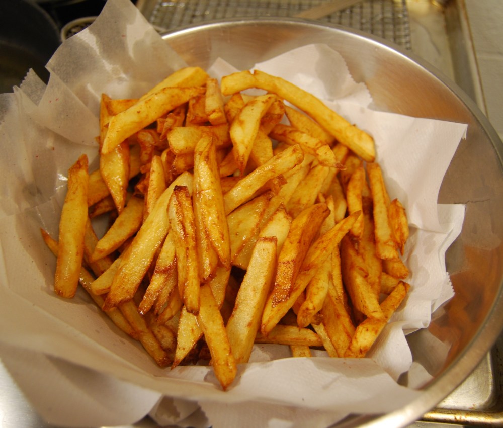Fries in a bowl