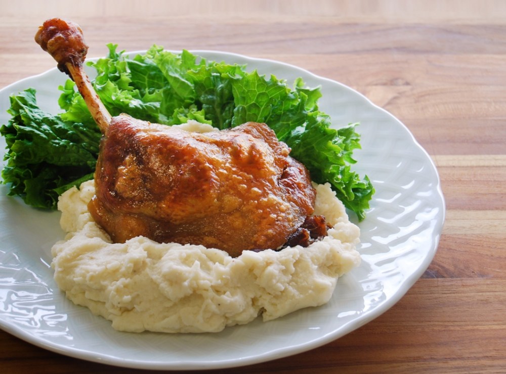 Duck Leg Confit - Plated