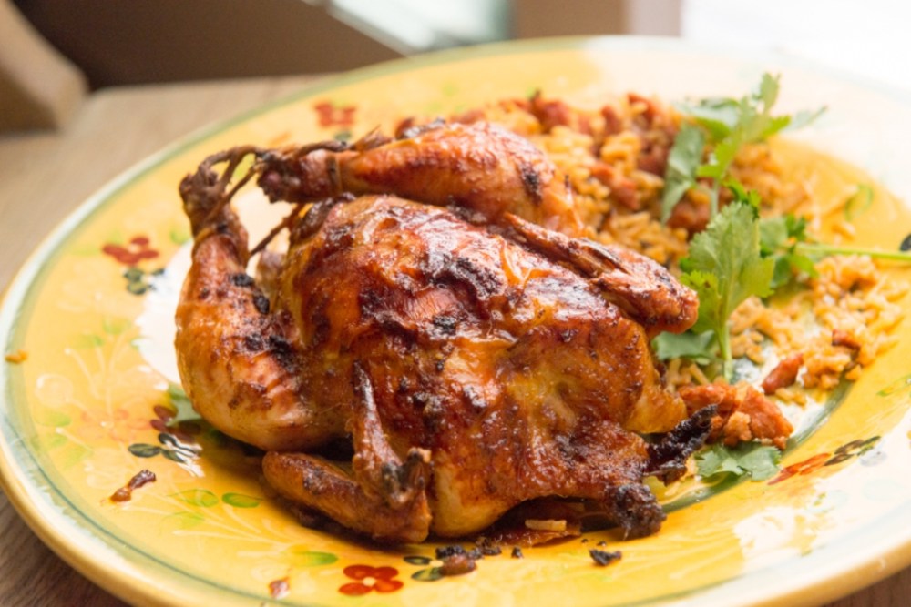 Indian food cooked by Cherie Scott using D'Artagnan food