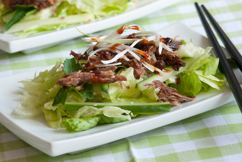 crispy-duck-salad-with-thai-chile-lime-dressing-recipe
