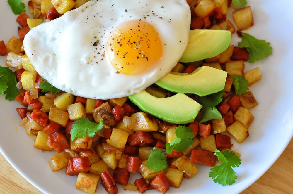 chorizo-hash-and-eggs-recipe