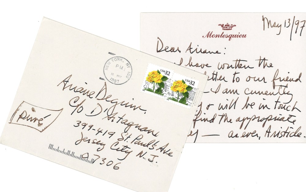 note-from-aristide-de-montesquieu-morley-safer