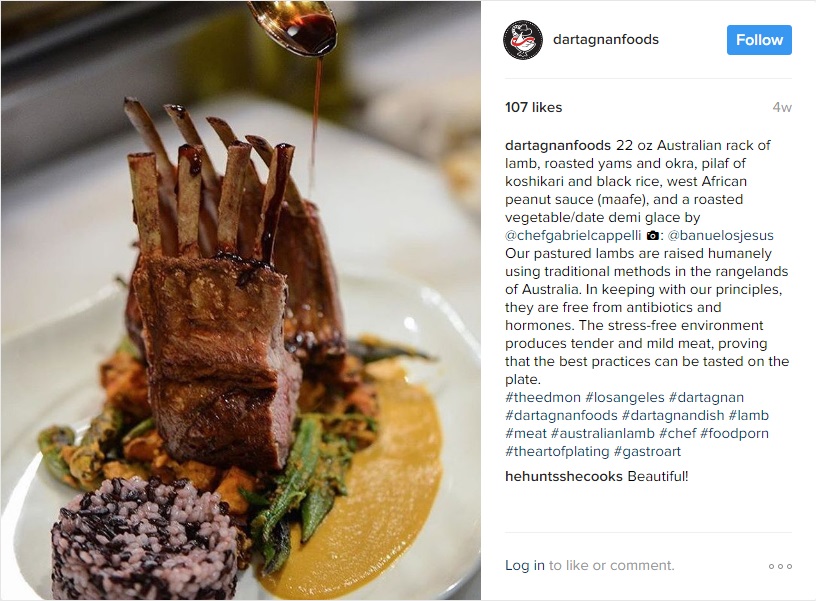 Lamb Instagram Chef Gabriel Cappelli