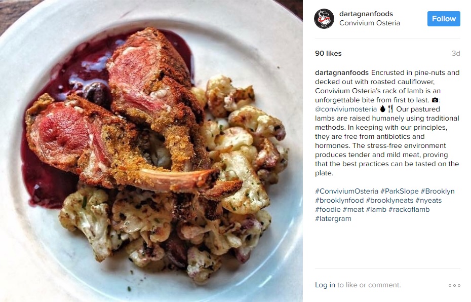 Lamb Instagram Convivium