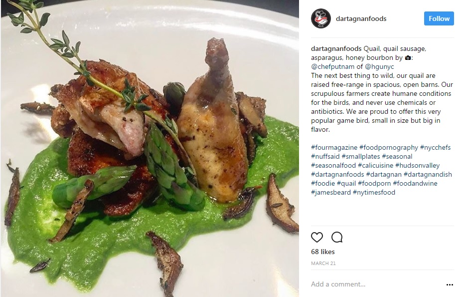 IG Quail Chef Putnam HGUNYC