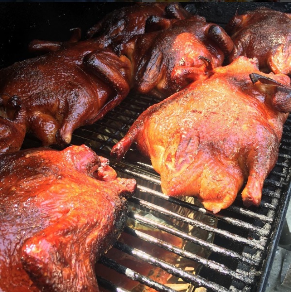 mzcheezious ducks on grill - IG