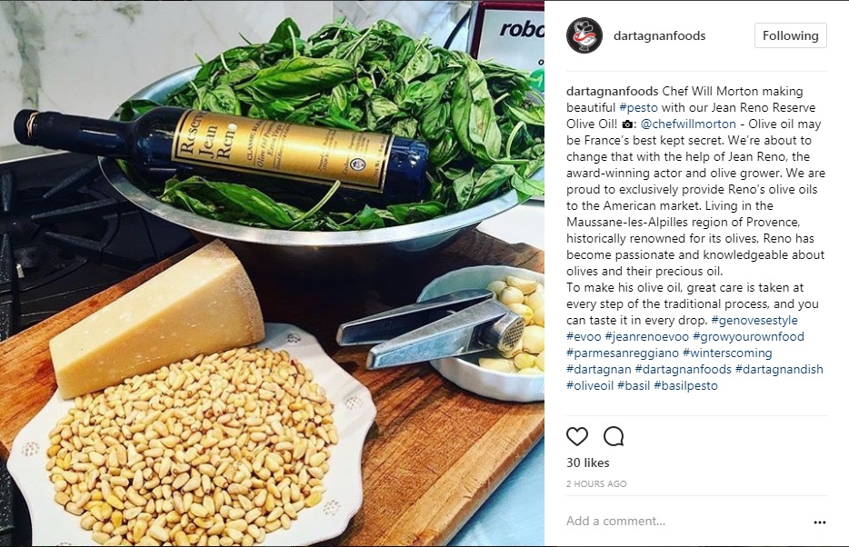 Instagram Jean Reno Olive Oil Pesto.jpg