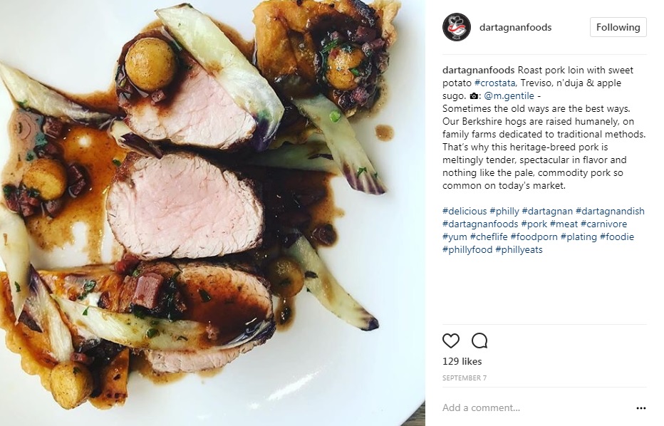 Instagram Pork Loin Chef Matt Gentile