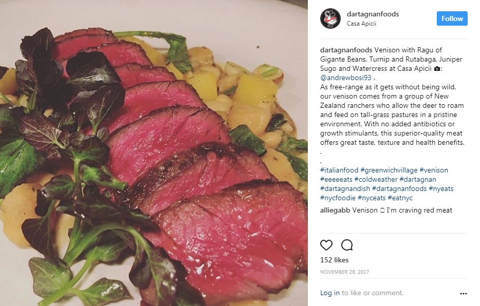 Venison is What’s On the Menu – Center of the Plate | D'Artagnan Blog