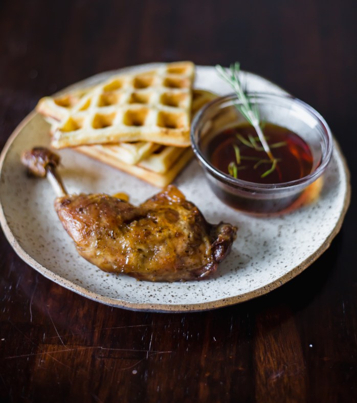 Chicken Confit and Waffles Britanny Conerly 2