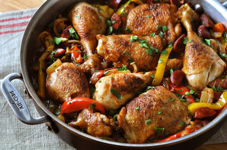 Sunshine in a Bowl: Basque-Style Chicken with Chorizo Recipe – Center ...