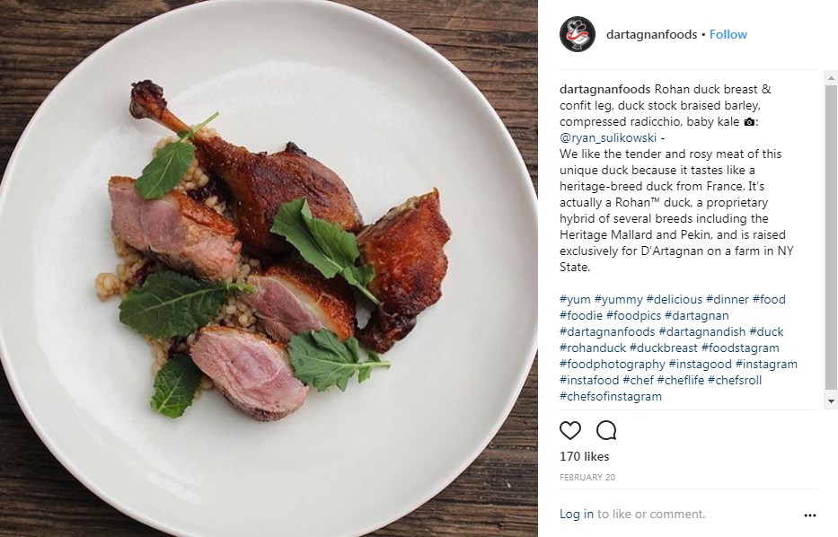 IG Rohan Duck &amp; Confit Leg Ryan Sulikowski
