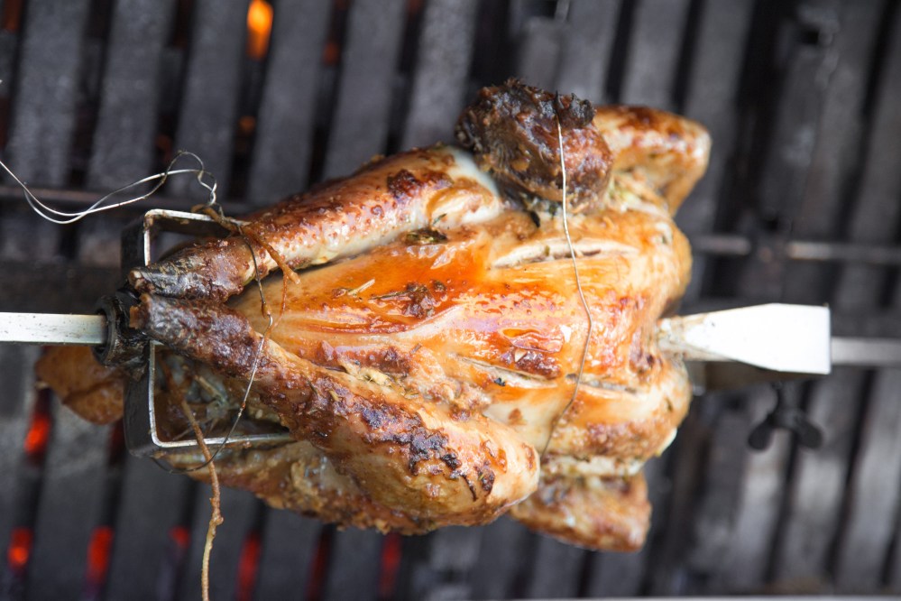 Guinea Hen on Grill Rotisserie AdobeStock_125255691.jpeg