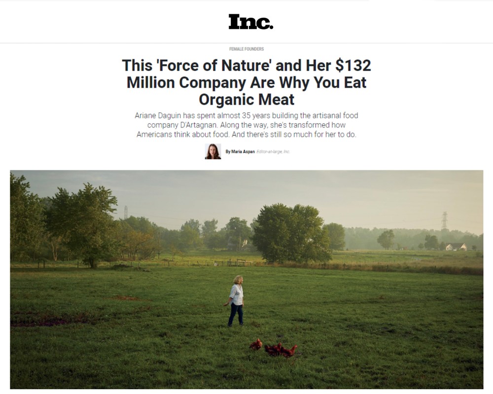 Inc Magazine Ariane Daguin