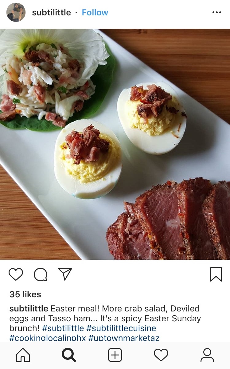 IG Tasso Ham with Deviled Eggs