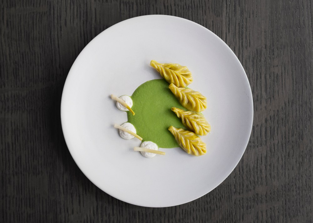 Duck Pasta w Ramps & ricotta dart duck legs