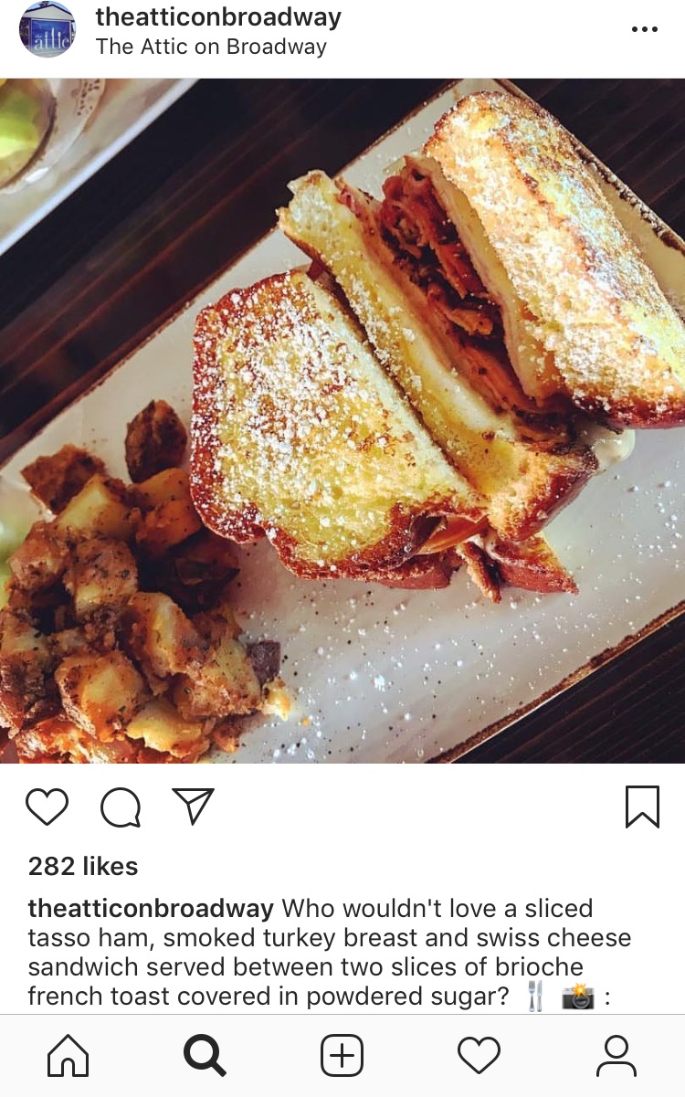 IG Tasso Sandwich Attic on Broadway