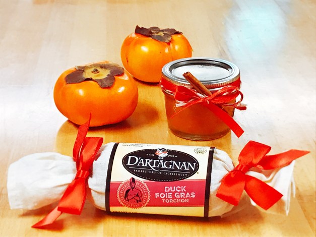 Foie Gras Torchon with Persimmon Preservesbg