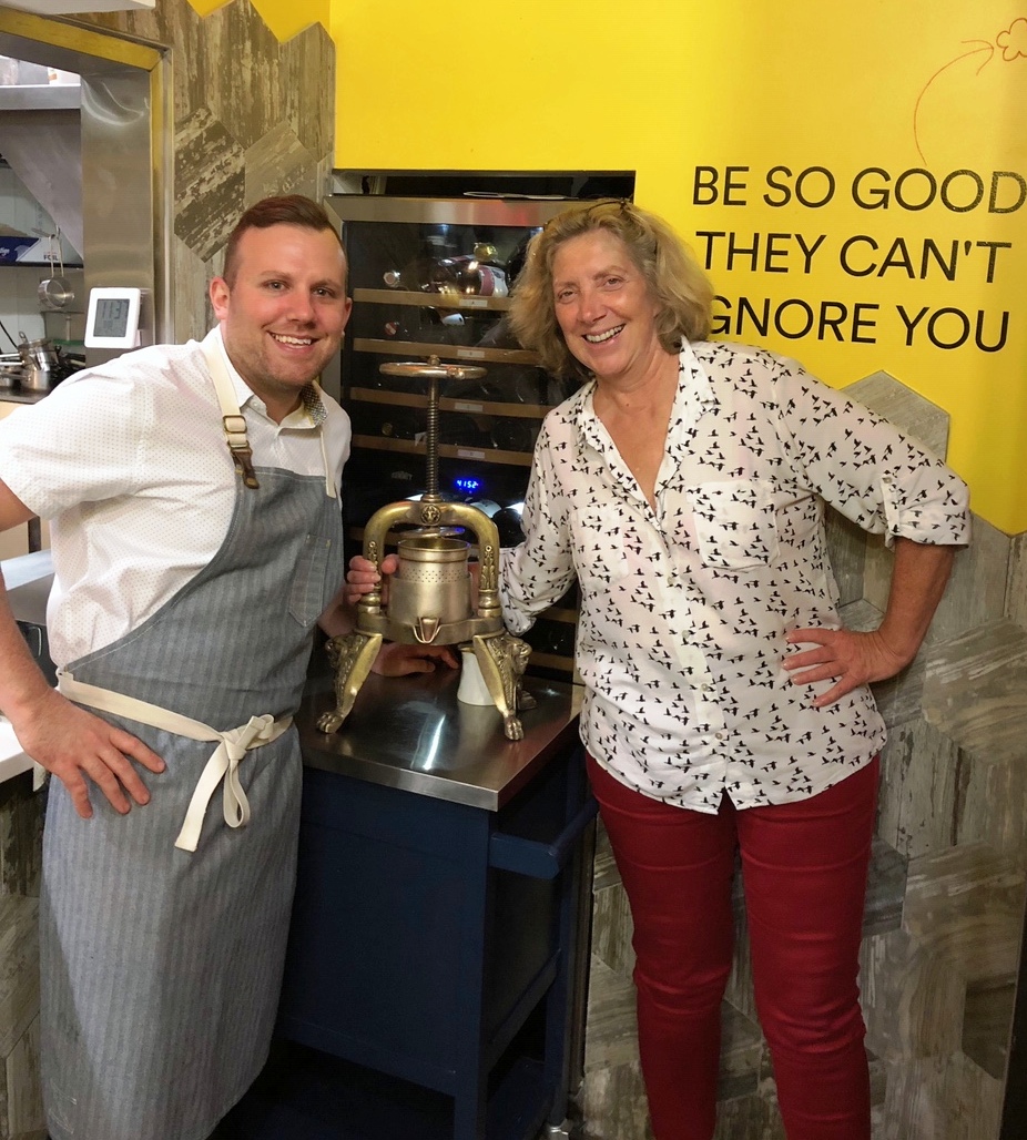 Ariane with Ryan Ratino at Bresca DC.jpg